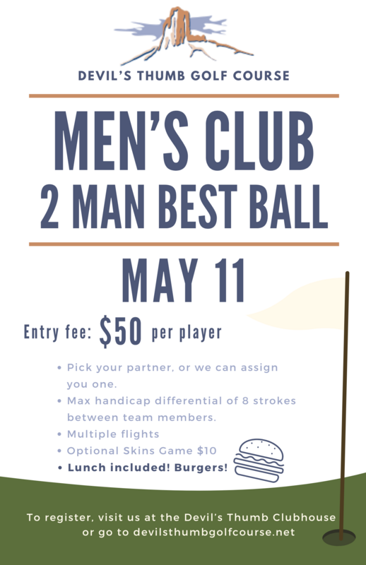 2 Man Bestball Tournament Flyer